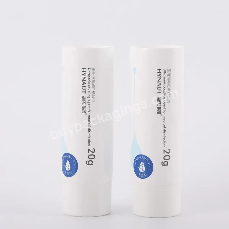 Factory Customized Pe Tube 20g40g60g80g Medical Coupling Agent Ointment Tube Empty Plastic Soft Packaging Tube Manufacturer