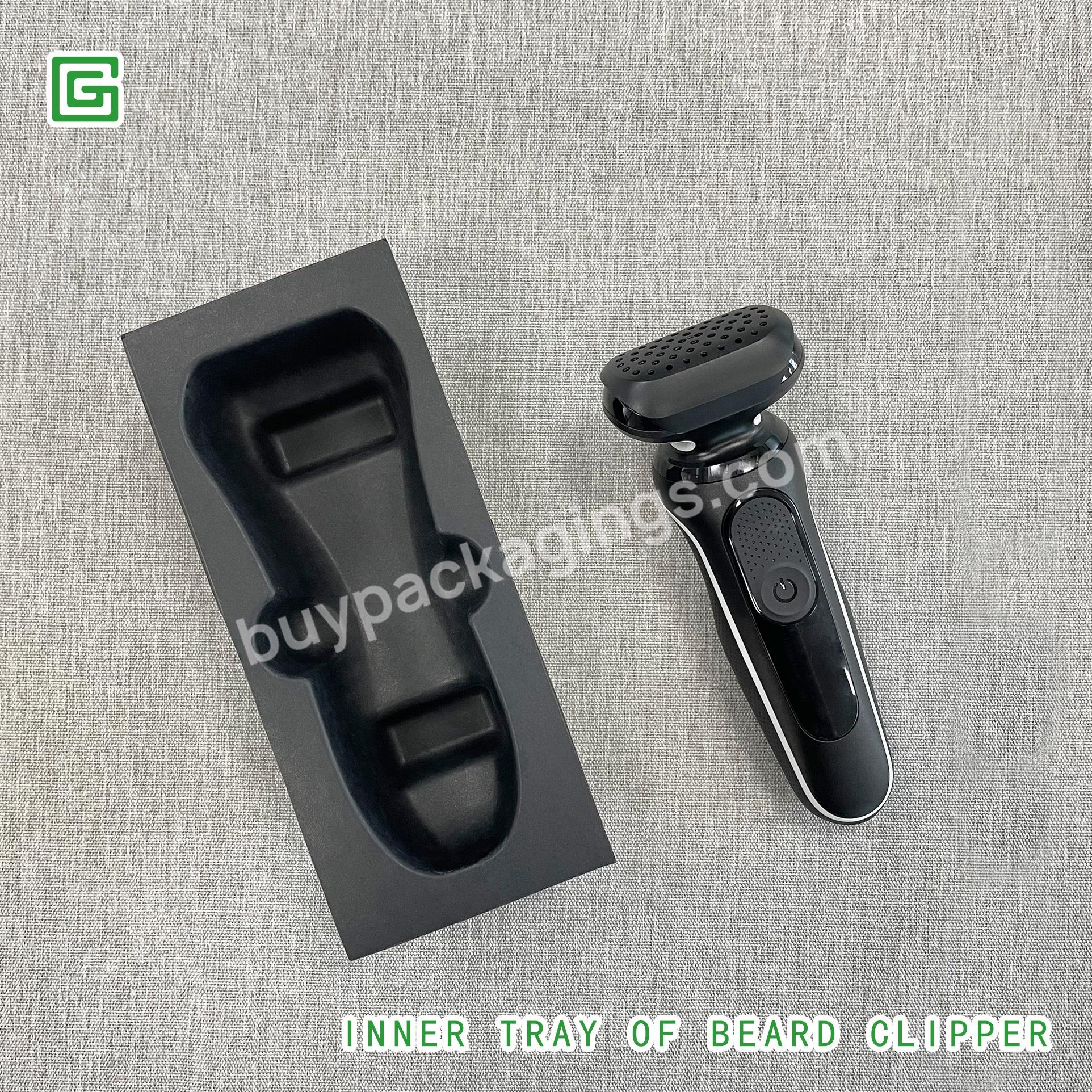 Factory Direct Supply Eco-friendly Products Custom Box Inner Tray Molded Pulp Packaging For Beard Clipper - Buy Pulp Paper Molded Packaging,Pulp Mold Box Packaging,Mold Pulp Packaging Products.