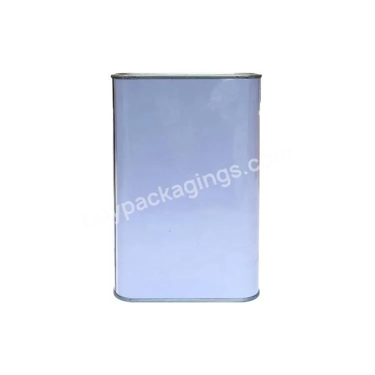Factory Price Industrial Grade Oil Packaging 1l Square Tin Can With Ring-pull Plastic Lids For Oil Packaging
