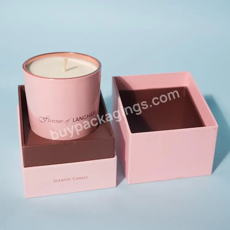 Fancy Design Luxury Candle Packaging Boxes With Golden Foiled Logo Candle Packaging - Buy Candle Boxes Packaging Luxury,Candle Packaging Boxes,Candle Packaging.