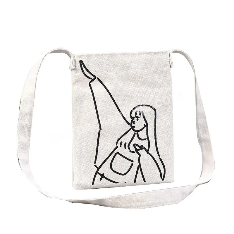 Fashion Customized Recyclable Canvas Cotton Sling Tote Bag Minimalist Canvas Shoulder Tote Bag - Buy Canvas Shoulder Bag,Canvas Sling Bag,Recyclable Cotton Tote Bag.