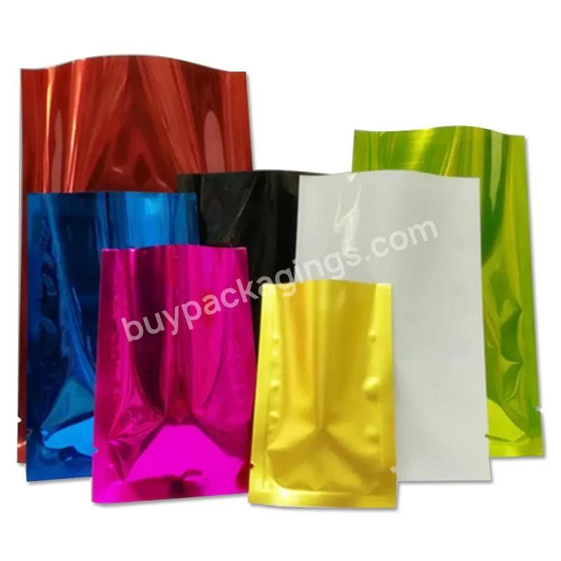 Flat Bottom Aluminum Foil Heat Seal Snack Beans Food Saver Vacuum Mylar Packaging Bag Pouches - Buy Mylar Packaging Bag,Food Saver Vacuum Mylar Packaging Bag,Food Saver Pouches.