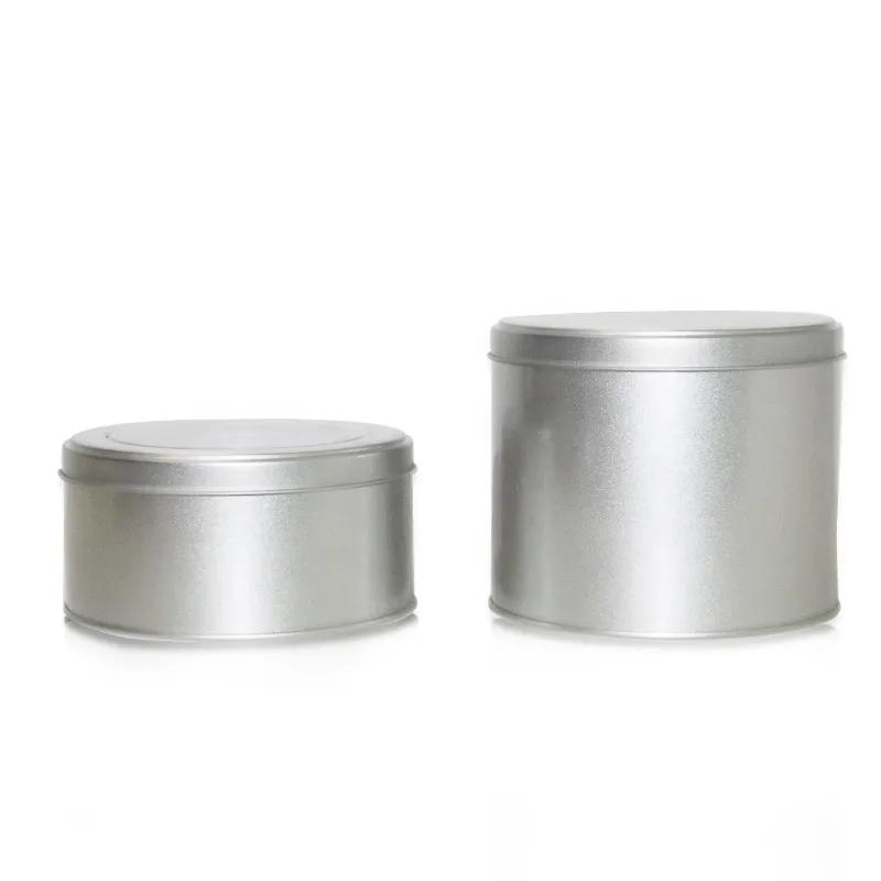 food grade tin cans with lid for cake round caviar tin can empty gift packing c