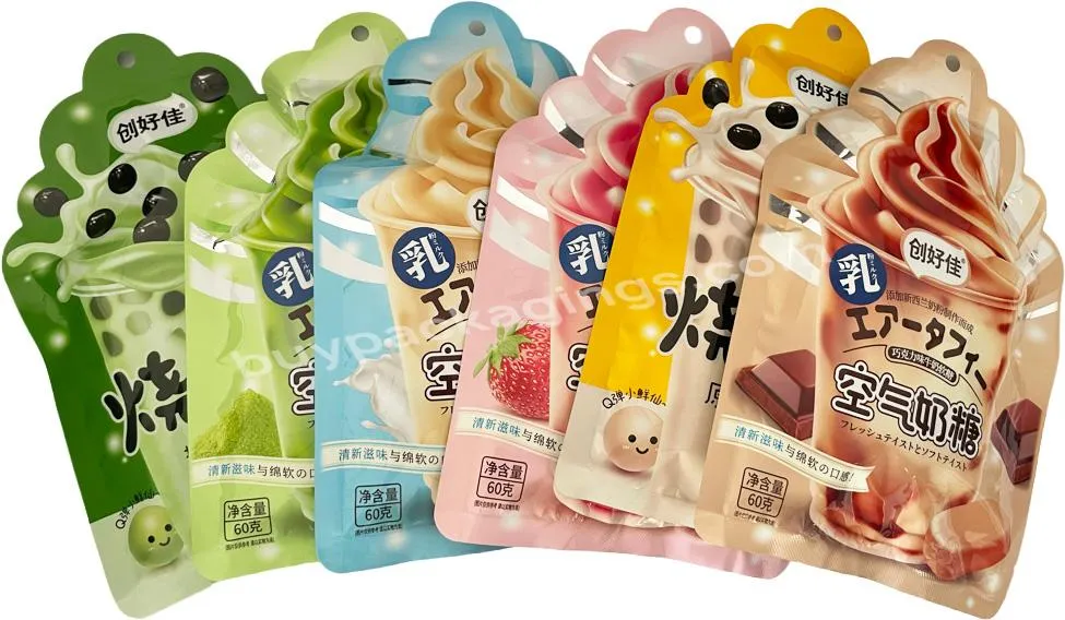 Gloss Foldable Irregular Shape Custom Shaped Bags Die Cut Mylar Bag Smell Proof Candy Packaging Toy Packaging Bag - Buy Soft Candy Pouch Bag,Special Shaped Mylar Bags,Popping Candy Packaging Bags.