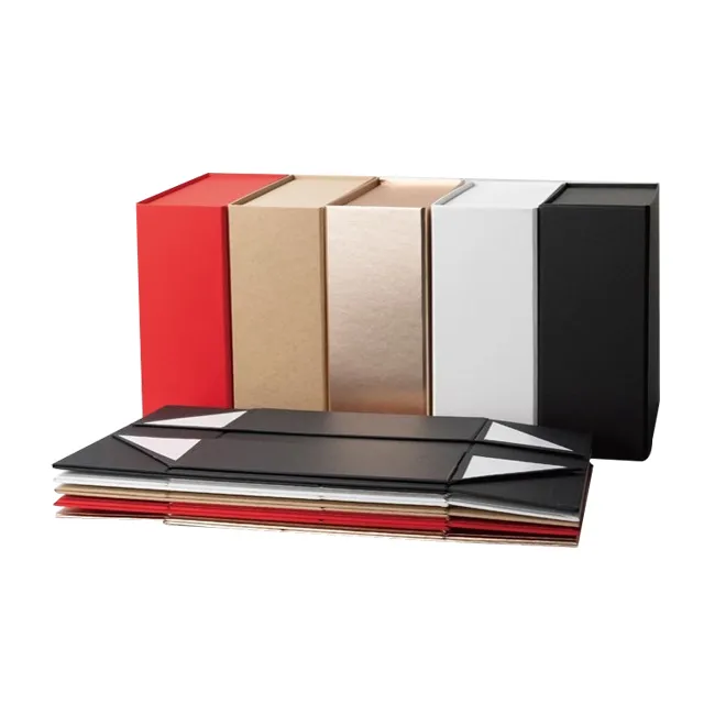 Glossy Laminated Wholesale Stock 20pcs Black Magnetic Closure Gift Box Wholesale