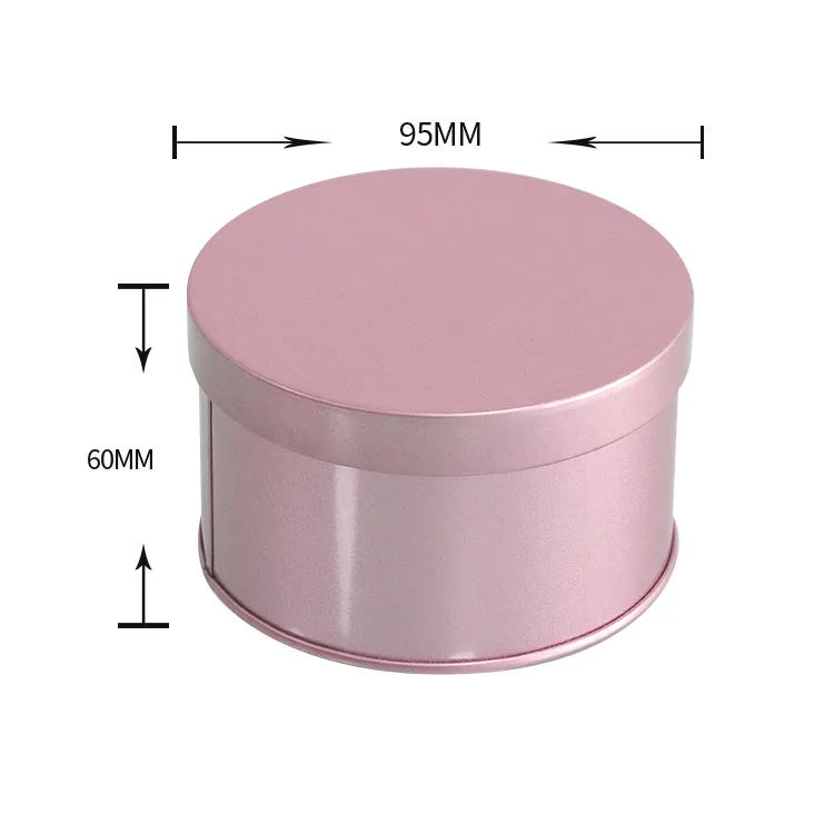 Golden Supplier China Factory High Quality Competitive Price Tin Can Round  Candle Box Customized printing Logo Color