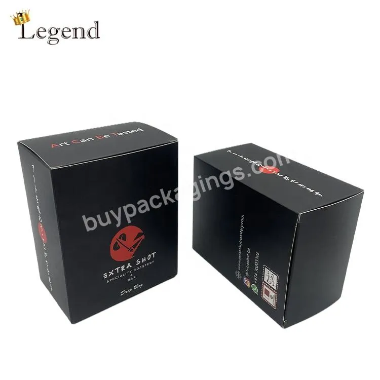 Good Price Espresso Capsule Customized Design Printing Drip Bag Packaging Coffee Drip Gift Box