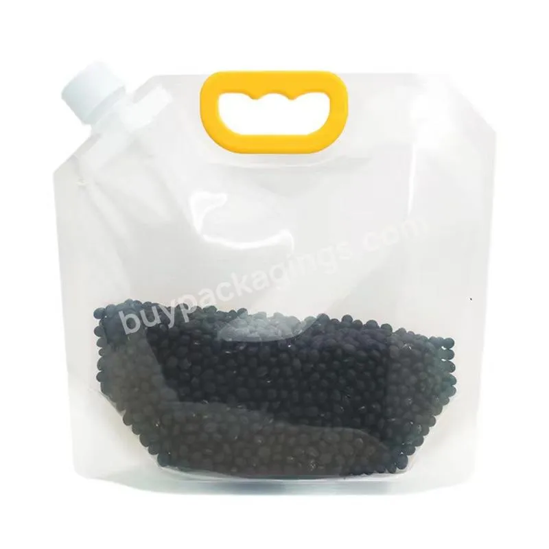 Grain Moisture Proof Sealed Bag Cereals Clear Packaging Spout Pouch - Buy Grain Moisture Spout Pouch,Proof Spout Pouch,Rice Spout Packaging Bags.
