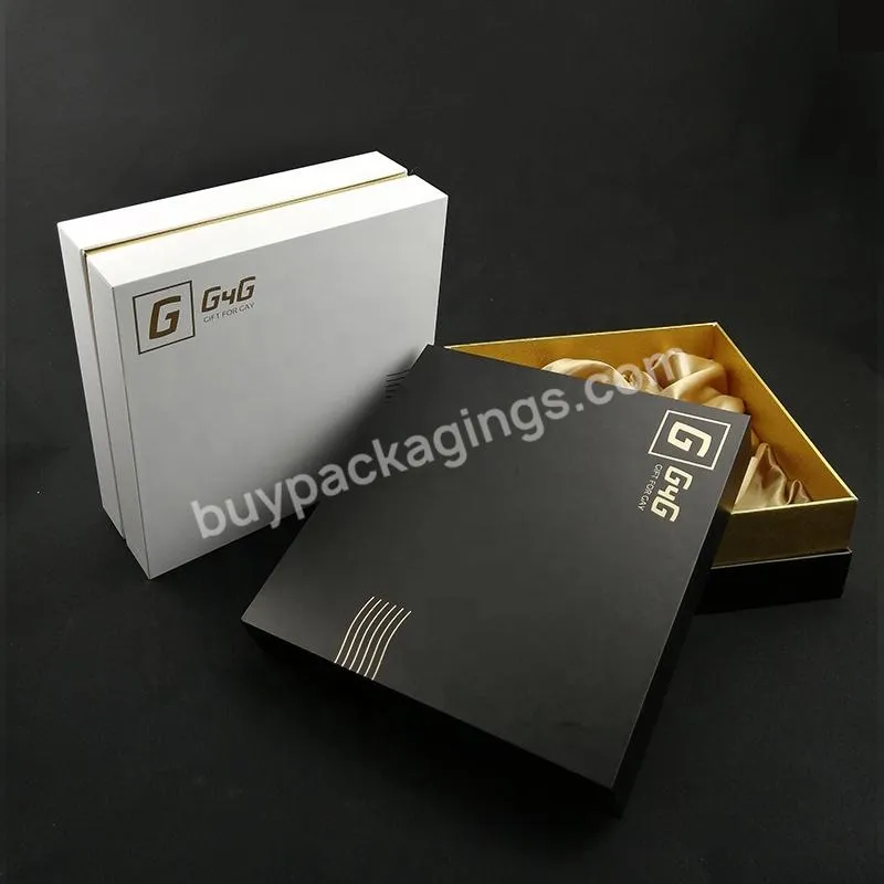 Guangzhou Factory Custom White Paper Box With Lid And Base Paper Gift Box