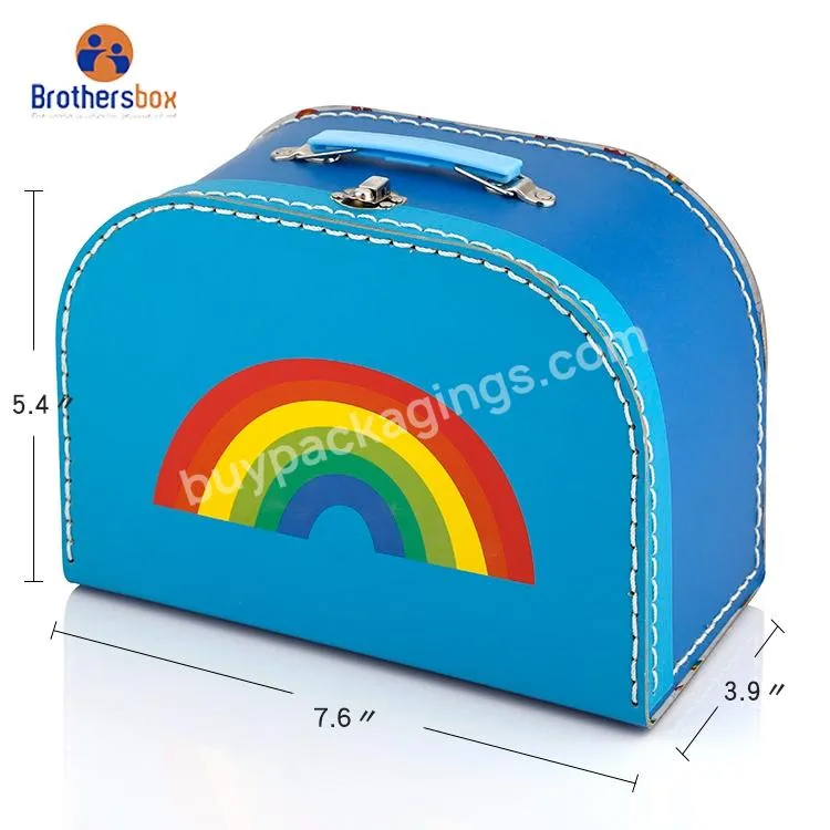 handmade paper gift box suitcase storage box