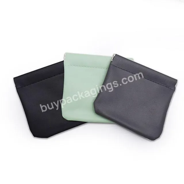 High End Custom Logo Small Pink Pu Leather Gift Packaging Bag Jewelry Pouch With Magnet Mini Leather Necklace Jewelry Bag - Buy Gift Packaging Bag Jewelry Pouch,Custom Bag,Leather Pouch For Jewelry.