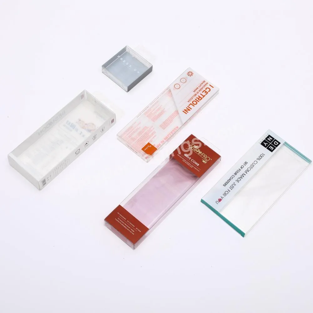 High-end customize transparent square corporate cute packaging PP plastic gift boxes