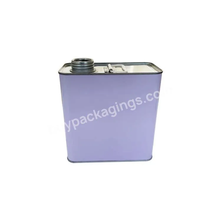 High Quality Chemical 2 Litre White Tin Can For Paint Glue Oil Packaging - Buy White Tin Can,Tin Can For Pain,Tin Can For Paint Glue Oil Packaging.