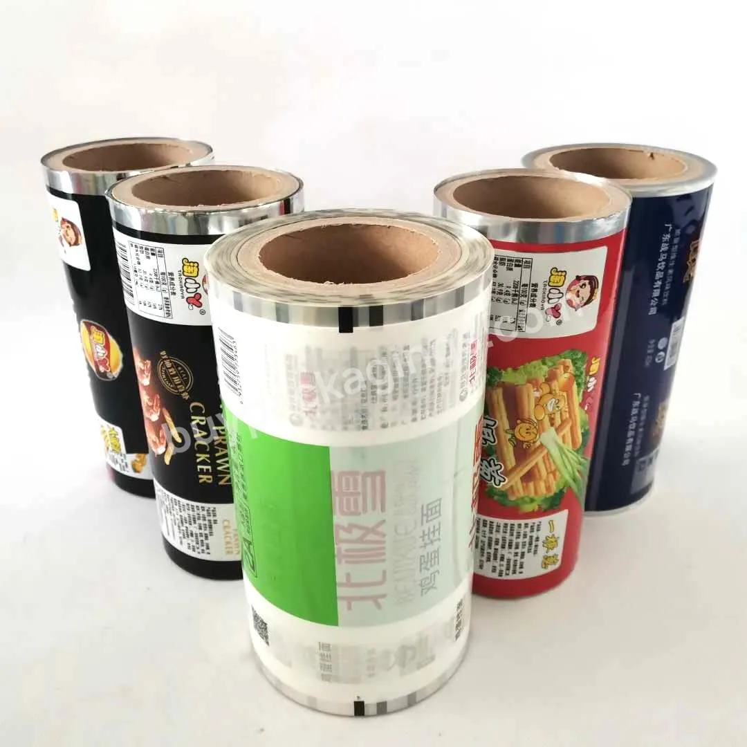 High Quality Chinese Supply Custom Bopp/cpp Colorful Printing Food Plastic Packaging Film Roll - Buy Plastic Packaging Film Roll,Laminated Roll Film,Printing Static Film Roll.