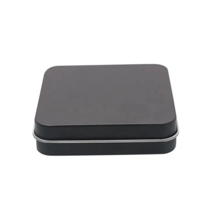 High Quality Competitive Price Factory Hot Sale Latest Design Black Tin Box