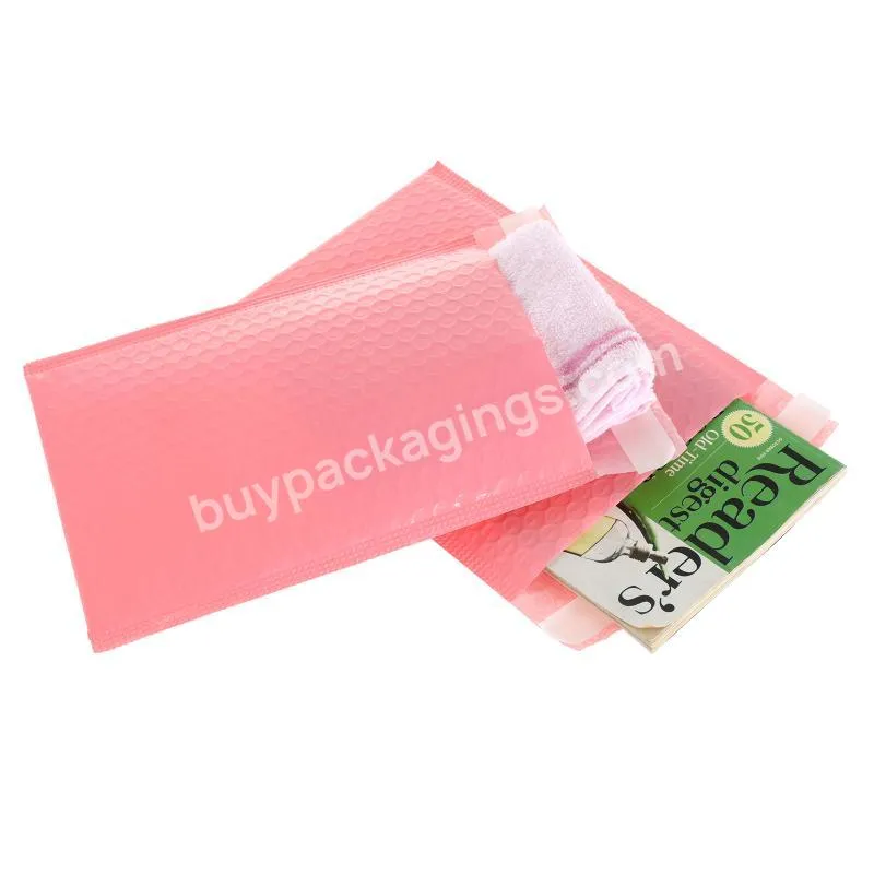 High Quality Customized Logo Envelope Shipping Package Bag Small Pink Poly Bubble Mailers - Buy Pink Poly Bubble Mailers,Bubble Poly Mailer Custom,Bubble Mailer Small.