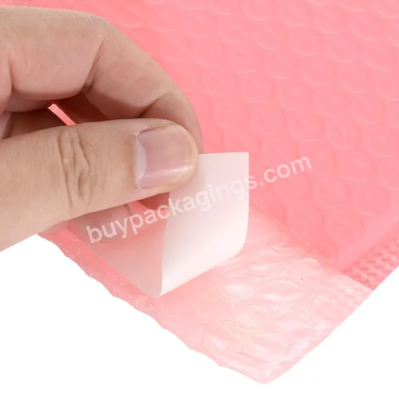 High Quality Customized Logo Envelope Shipping Package Bag Small Pink Poly Bubble Mailers - Buy Pink Poly Bubble Mailers,Bubble Poly Mailer Custom,Bubble Mailer Small.