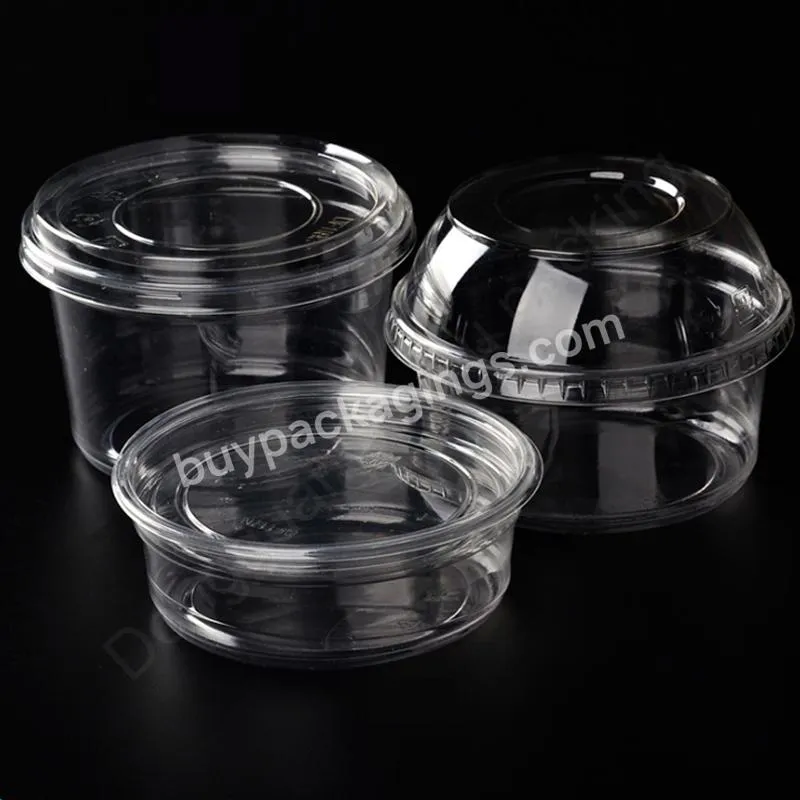 High Quality Transparent Plastic Fruit Salad Bowl Container Packaging Box With Lid - Buy Fruit Container,Salad Container,Salad Box.