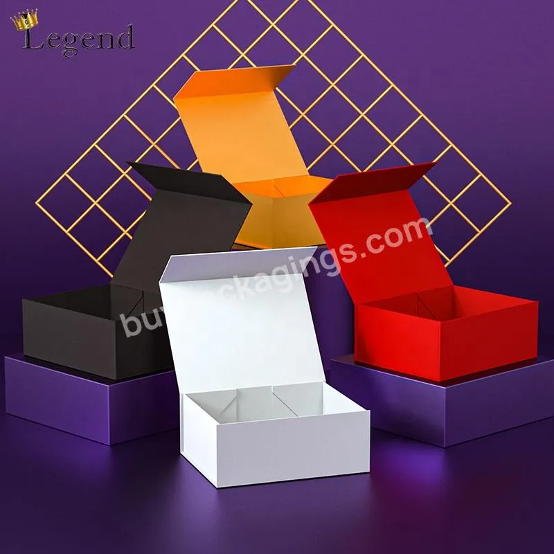 High Quality Wig and Clothing Packaging Gift Boxes Storage In Stock Custom Paper Cardboard Magnetic Packaging Foldable Box
