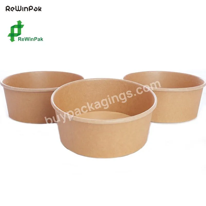 Hoit Selling Eco-friendly Bowl Disposable Bowls With Lids - Biodegradable Kraft Paper Bowl With Lid - Buy Hoit Selling Eco-friendly Bowl Disposable Bowls With Lids - Biodegradable Kraft Paper Bowl With Lid,Eco-friendly Disposable Bowls With Lids - Bi