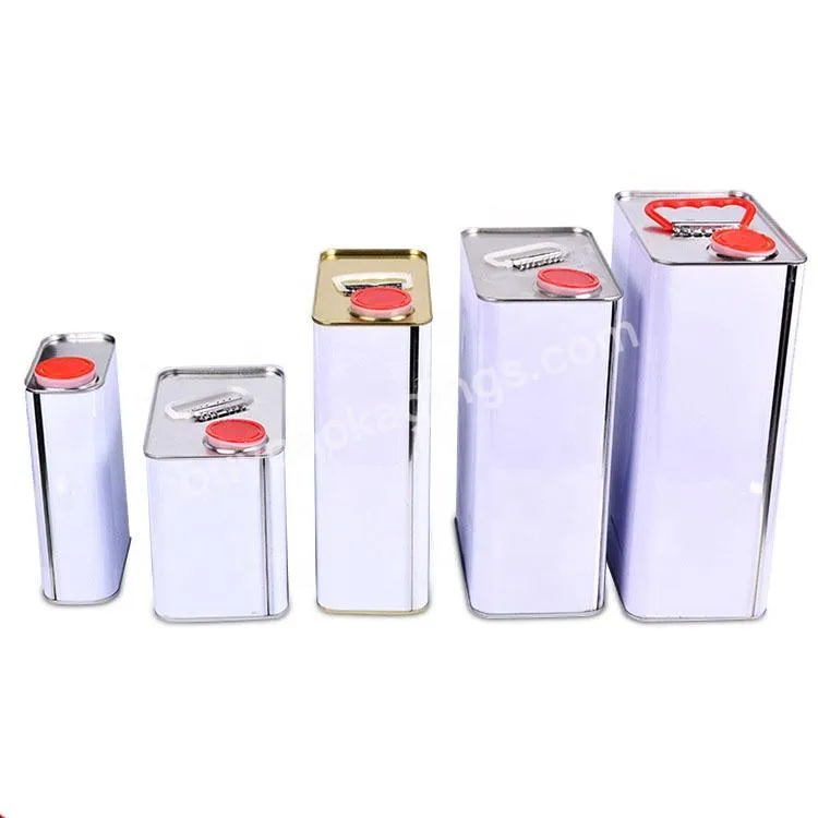 Hot Sale 2l Square Tins Container For Oil Packaging - Buy Square Tins,Square Tin Container,Square Tins Container For Oil Packaging.