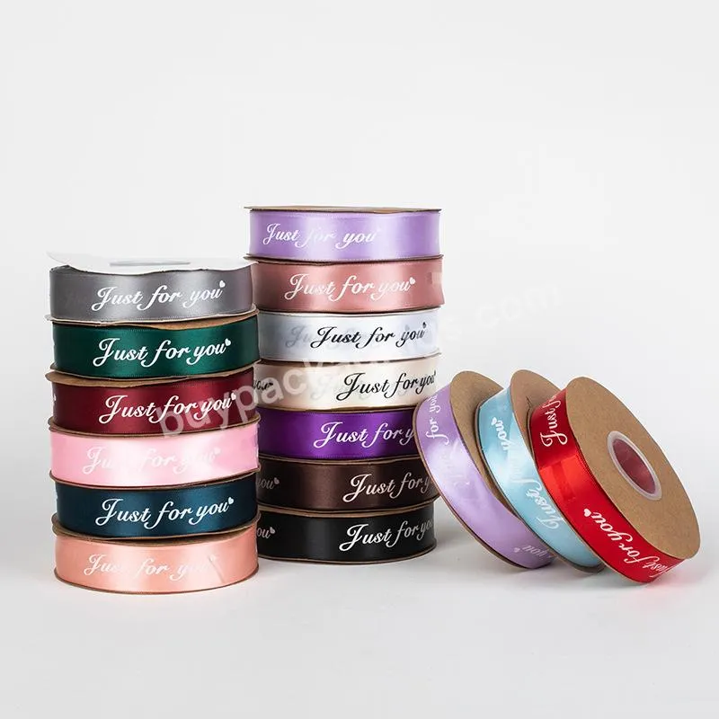 Jaywood 2.5cm High Quality Elegant Flowers Bouquets Gift Wrapping Polyester Decorating Satin Ribbon - Buy Decorating Jingle Bell Ribbon,Polyester Wrapping Satin Ribbon,Flowers Ribbon.