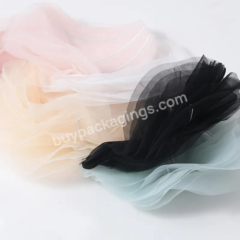 Jaywood New Neon Petal Yarn Bouquet Of Flowers With Mesh Flower Yarn Floral Flower Shop Material Wholesale