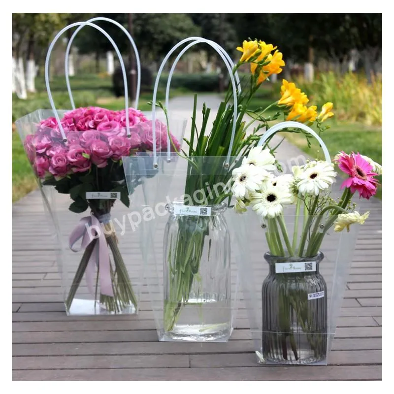 Joywood Clear Plastic Opp Wrapping Trapezidal Bag Printed Logo Custom Cellophane Bags For Gift Flowers - Buy Cellophane Bags,Cellophane Bags For Gift Baskets,Custom Printed Cellophane Bags.