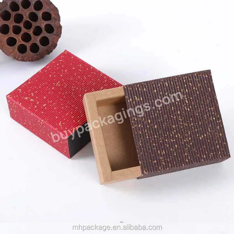 Kraft Black And Brown Paper Boxes Soap box
