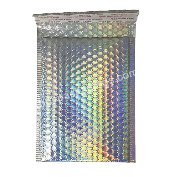 Laser Multicolor Dazzling Bubble Protection Express Bag Poly Bubble Mailers Self Seal Christmas Gift Wrap Shipping Bag - Buy Silver Poly Mailer Bags,Bubble Mailers,Shipping Envelope Bubble Bag Wrap.
