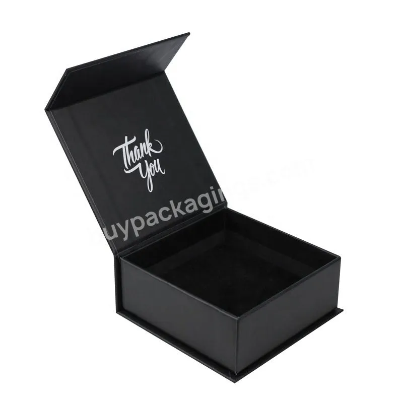 Luxury Black Book Shape Box White Crown Embossed Empty Perfume Bottle Gift Packaging With Suede Cover EVA Tray branded packaging