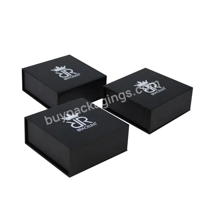 Luxury Black Book Shape Box White Crown Embossed Empty Perfume Bottle Gift Packaging With Suede Cover EVA Tray branded packaging