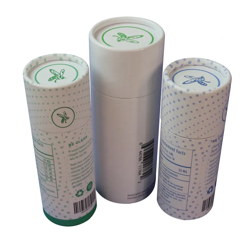 Luxury custom design packaging tube  paper tube gift  tube box