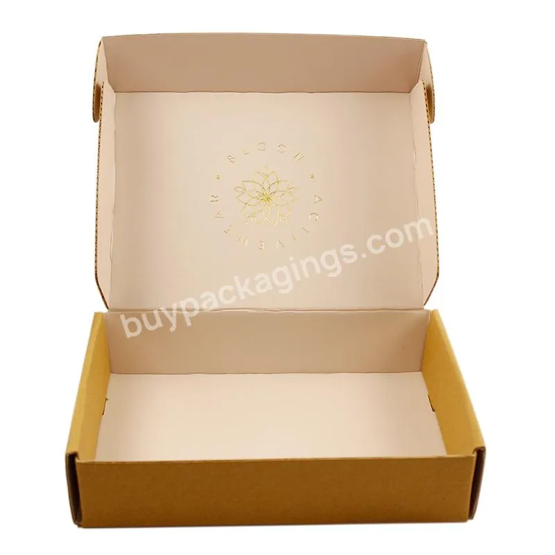 Luxury Matte Lamination Jewelry Packaging Waterproof  Mailer Shipping Box