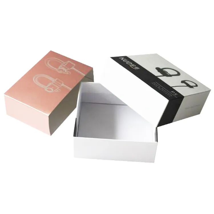 Luxury Wireless Headphone Rigid Cardboard Paper Earphone Package Box Custom