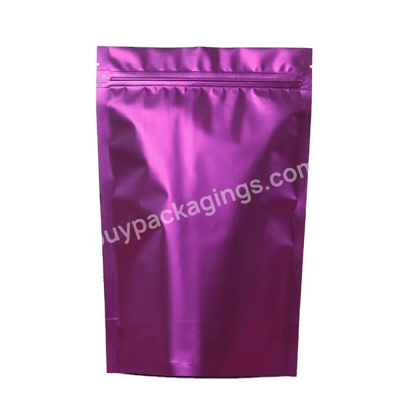 Mannufactuer Factory Price Wholesale Nuts Packaging Bag Metalized Zipper Pouch With Zip Lock - Buy Small Zipper Food Bag,Matte Black Package Stand Up Pouch,Plastic Packaging For Nuts.
