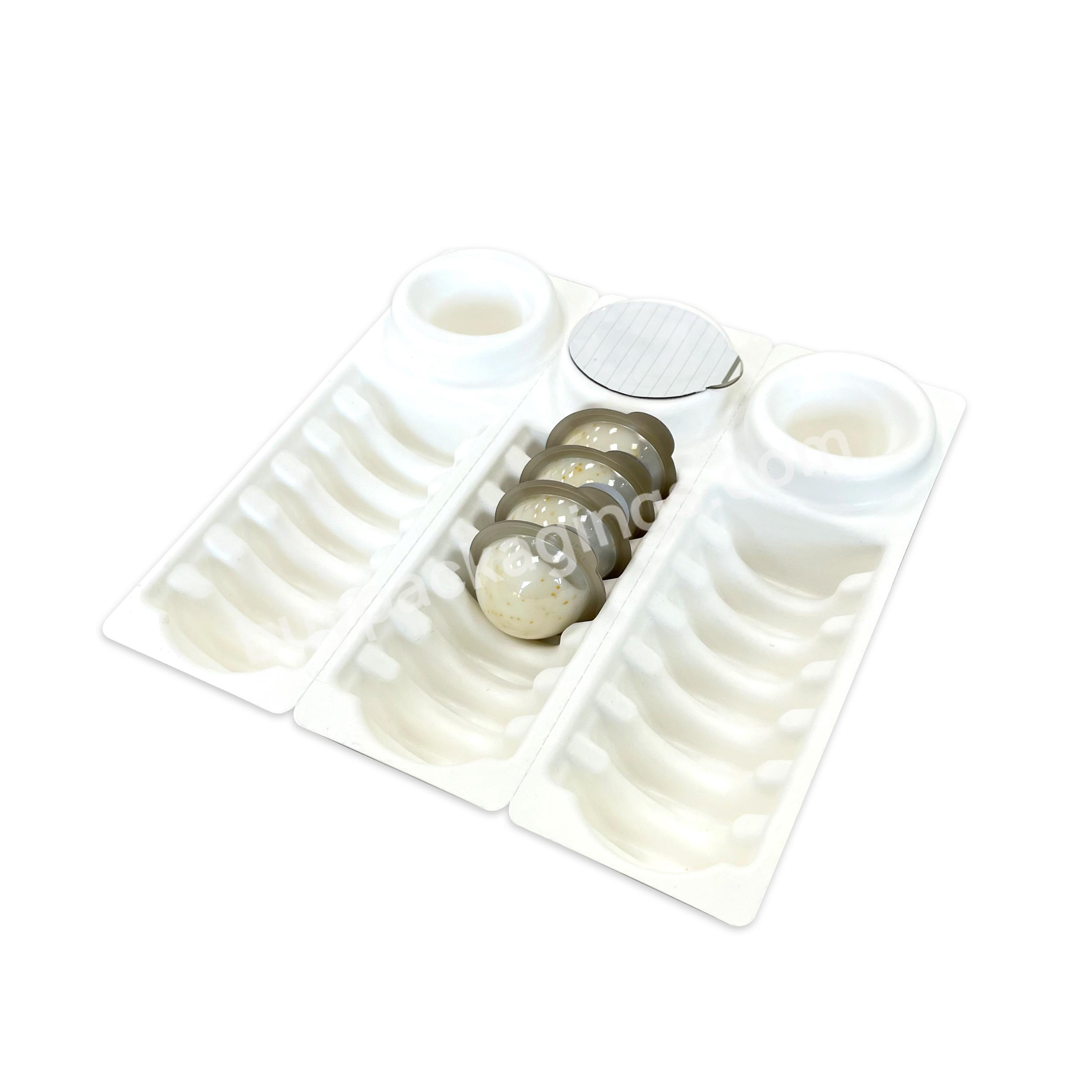 Manufacture Folding Recyclable Cosmetic Molded Pulp Packaging Box Tray Insert Paper Moulding Inner Tray - Buy Tray Insert Paper,Recyclable Moulding Tray,Manufacture Inner Tray.
