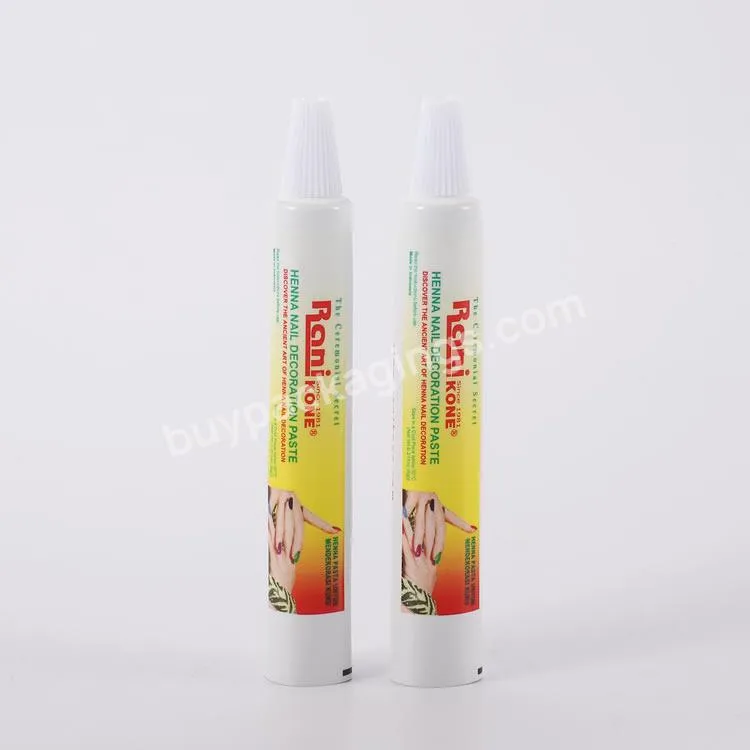 Manufacturer Of Customized Industrial 5ml10ml15ml20ml25ml Glue Tubes Henna Nail Decoration Paste Air Flexible Packaging Tubes - Buy Black Cosmetic Packaging Paper Tube,Cream Tube Packaging,Cosmetic Tubes Packaging.