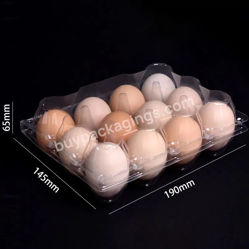 Manufacturers Custom Wholesale Transparent Recyclable Plastic Egg Tray With 3*4 Holes - Buy Transparent Plastic Egg Tray,Foldable Plastic Egg Tray,Recyclable 12 Holes Egg Container.