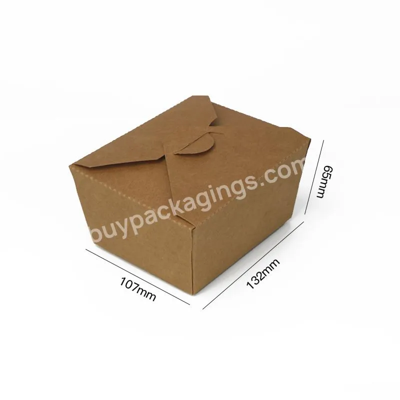 Microwavable Reusable Chinese Disposable Meal Fruit Packing Kraft Paper Lunch Box - Buy Chinese Kraft Paper Lunch Box,Brown Paper Lunch Box,Kraft Paper Window Box.