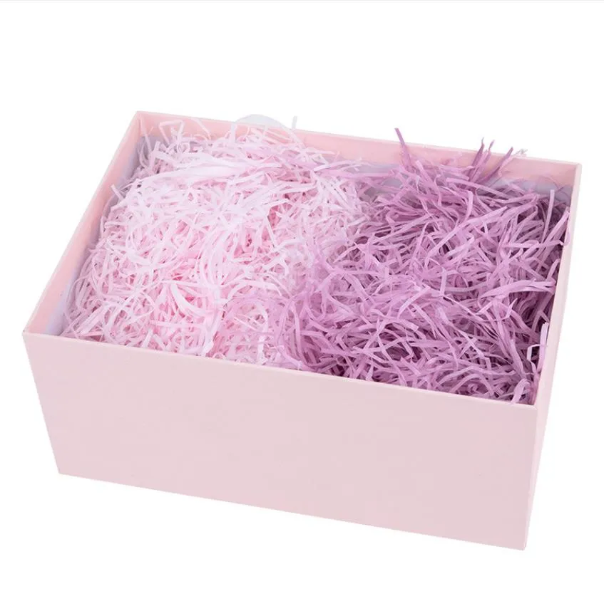 Multicolor Raffia Shredded Paper Confetti Gift Box Filler