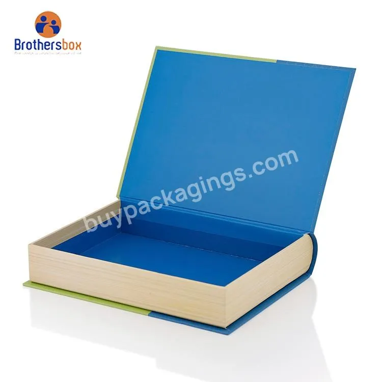 new products cardboard book box for Family