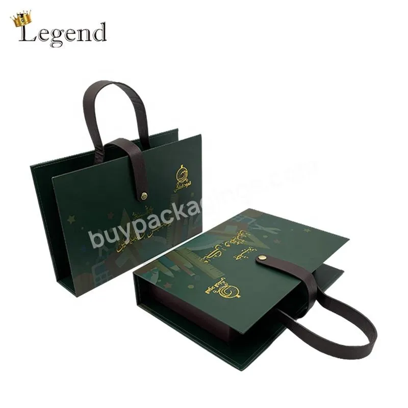 NEW Style Gift Bottle Luxury Cardboard Packaging Boxes Custom Printing Box with Handle