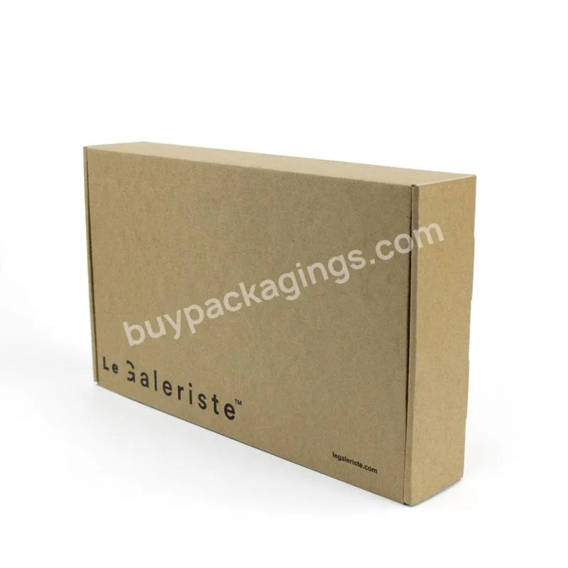 Oem Factory Brown Kraft Custom Logo Customized Corrugated Packaging Mailer Box Shipping Box Paper Box With Quality Assurance - Buy Customized Colored Mailer Boxes With Custom Logo,Clothes Shipping Mailer Box,Customized Corrugated Packaging Mailer Box