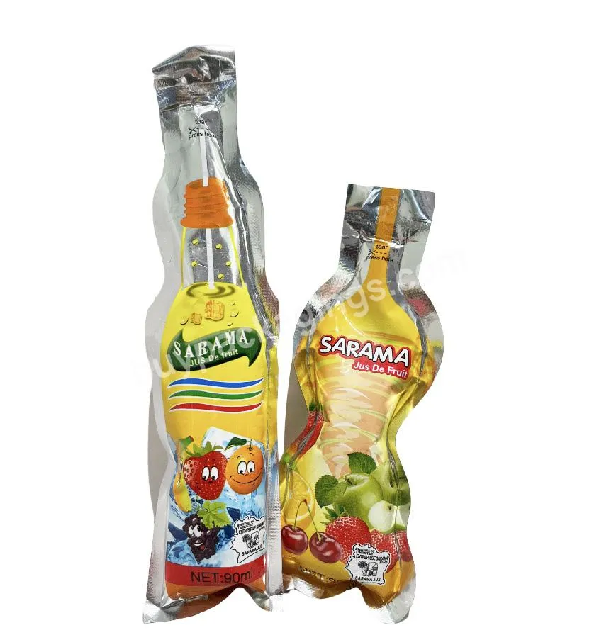 Oem Odm Bottle Shaped Shaped Pouch Food Juice Drinking Water Plastic Bag - Buy Die Cut Paper Bag,Fruit Shaped Bag,Juice Injection Pouch Bags.