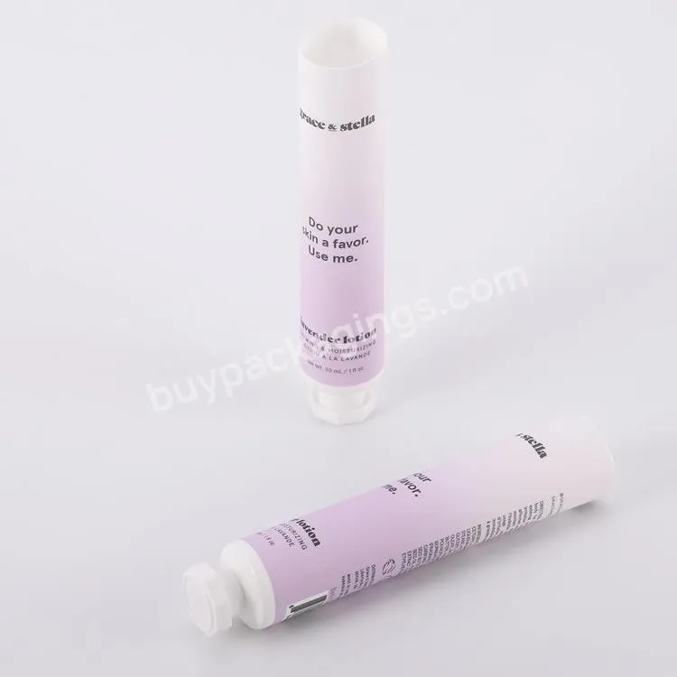 Oem/odm Cosmetic Packaging Pe Plastic Tube Mini Trial Size Laminated Tube Essence Lotion Tube With Tip 5ml10ml15ml