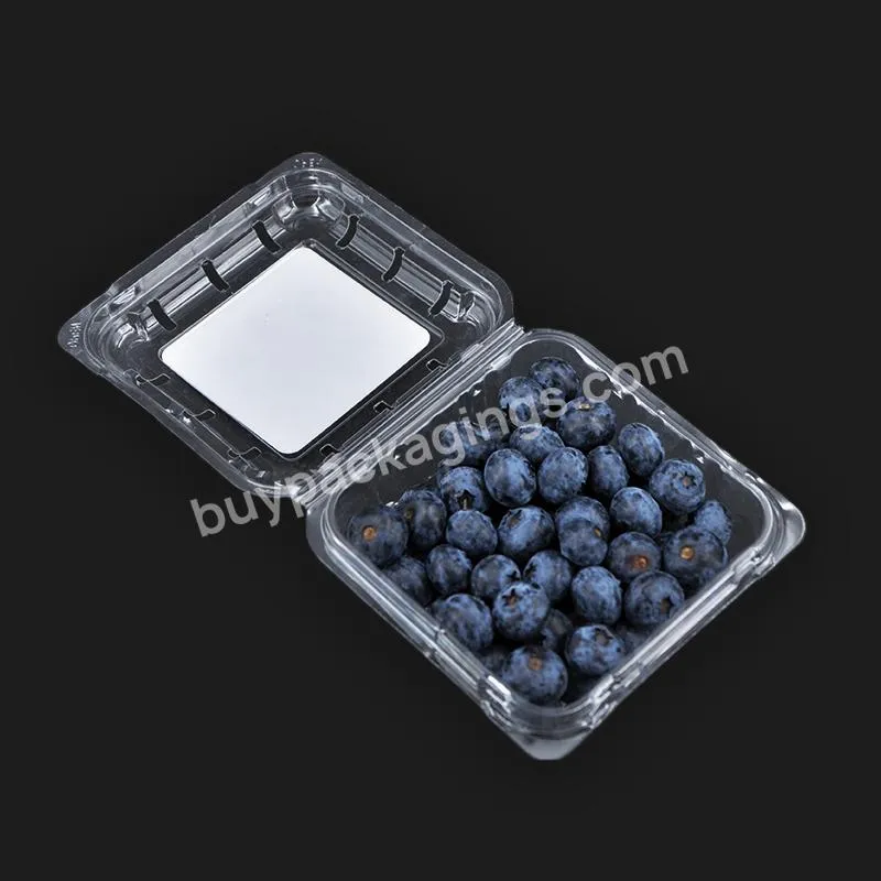 Packaging Disposable Plastic Fruit Container Fresh Fruit Box For Blueberry Transparent Pet Environmentally Friendly Ec 25g 0.8mm - Buy Plastic Fruit Container,Fruit Storage Container,Fruit Salad Container.