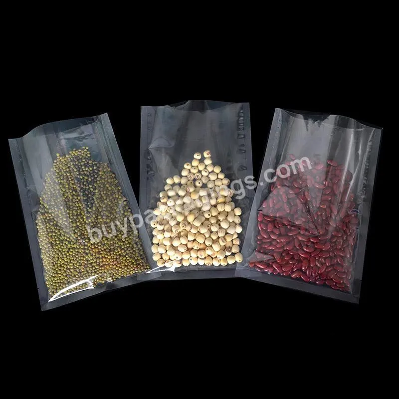Plastic Mylar Custom Printed Sealer Pouches Clear Transparent Food Snack Nuts Seeds Vacuum Packaging Bags - Buy Vacuum Pouches For Food,Clear Plastic Vacuum Sealer Bag,Nylon Vacuum Retorted Pouch.