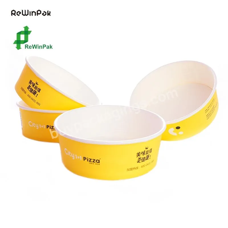Popular Kraft Paper Soup Container Take Away Containers White Supplies Soup Cup Paper Food Containers Food Paper Bowl