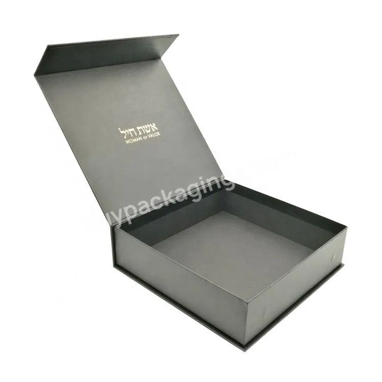 Premium Design Custom Logo Made Rigid Cardboard Packaging Magnetic Health products cosmetics tea Gift Box